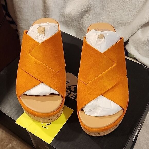 Sorel Cameron Flatform Mule NWOT - Picture 1 of 7